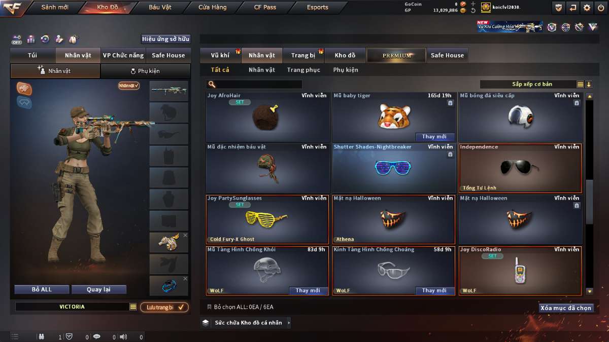 shop acc cf uy tin gia re